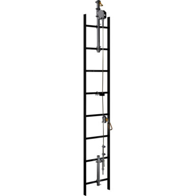 Système de sécurité verticale à câble Lad-SafMC, Acier inoxydable
