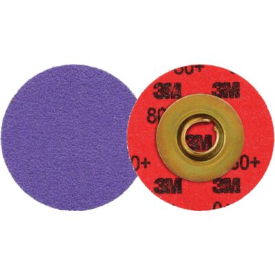 Disque à bordure durable CubitronMC 3 RolocMC 1184F, 2" dia., Grain 80+, Céramique