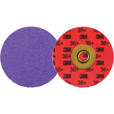 Disque à bordure durable CubitronMC 3 RolocMC 1184F, 3" dia., Grain 36+, Céramique