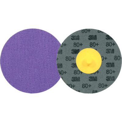 Disque à bordure durable CubitronMC 3 RolocMC 1184F, 3" dia., Grain 80+, Céramique