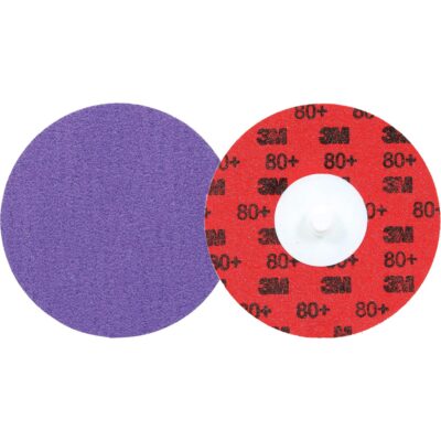 Disque à bordure durable CubitronMC 3 RolocMC 1184F, 3" dia., Grain 80+, Céramique