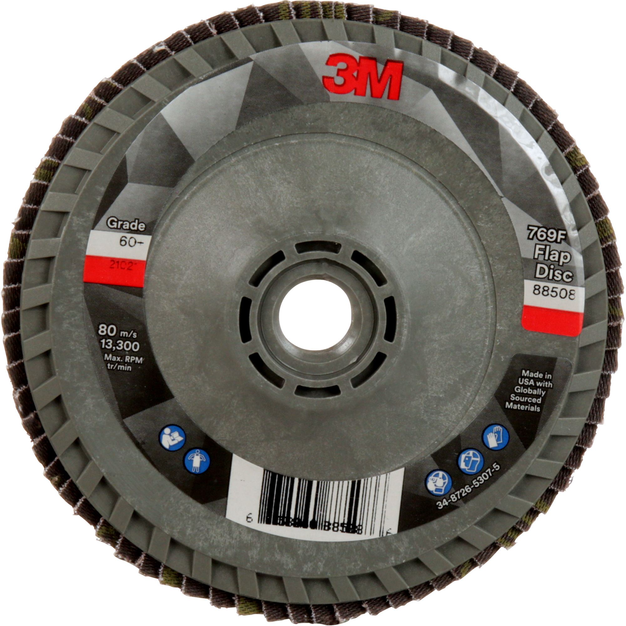 Disque à lamelles à changement rapide 769F, 4-1/2" x 5/8"-11, Type 29, Grain 60+, Céramique