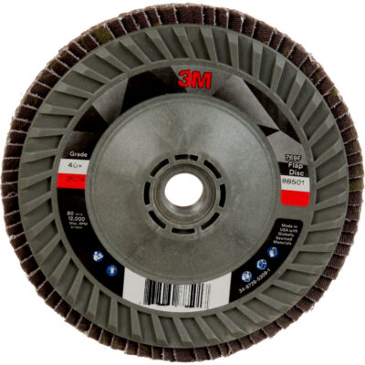 Disque à lamelles à changement rapide 769F, 5" x 5/8"-11, Type 29, Grain 40+, Céramique