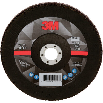 Disque à lamelles à changement rapide 769F, 7" x 5/8"-11, Type 29, Grain 40+, Oxyde d'aluminium/Céramique