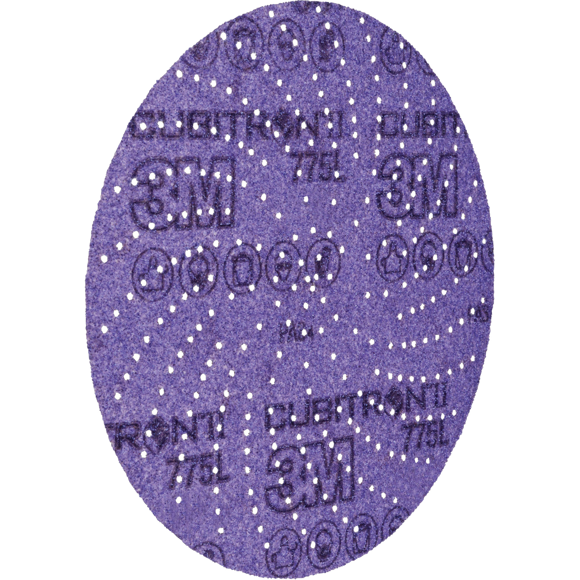 Disque abrasif 775L CubitronMC II HookitMC, dia 5", Grain 320+, Céramique, Poids F