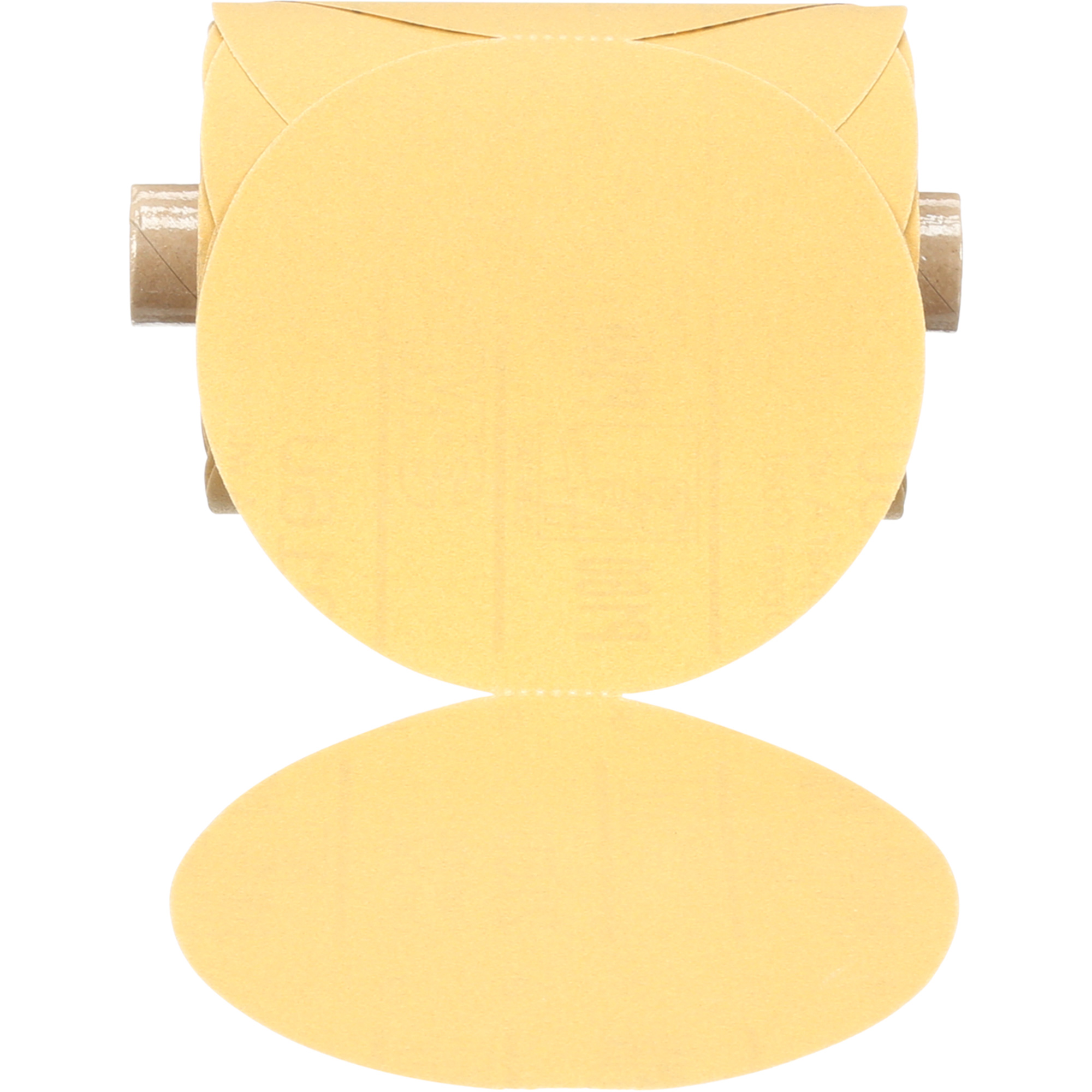 Disque abrasif doré en rouleau de papier StikitMC, 5" dia., Grain P180, Oxyde d'aluminium