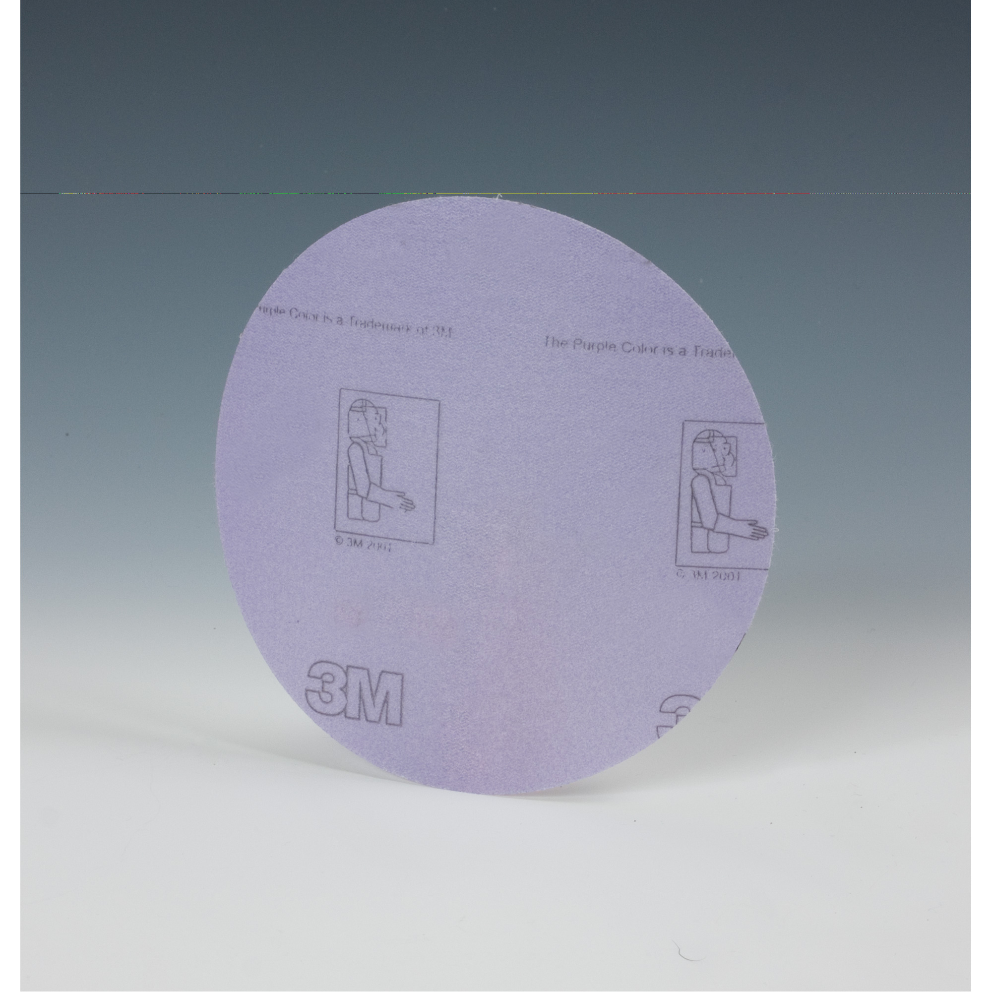 Disque avec pellicule de support 360L HookitMC, 5" dia., Grain P220, Oxyde d'aluminium