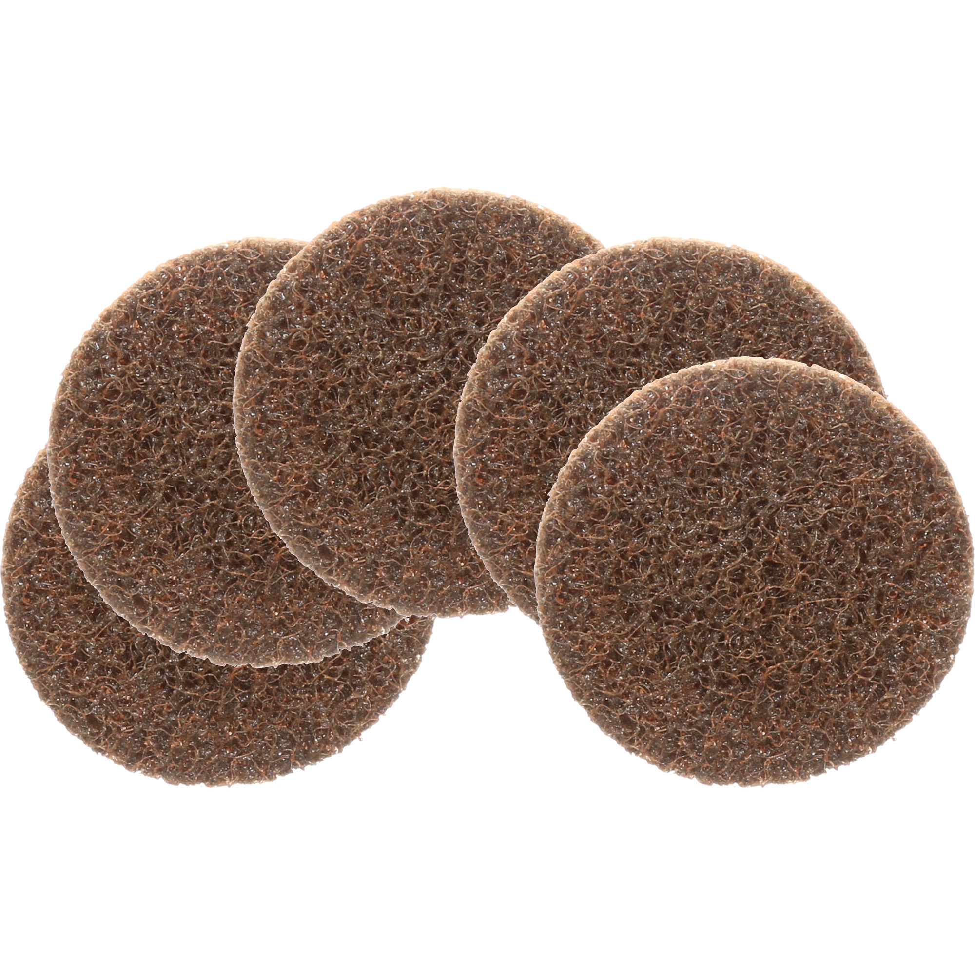 Disque de conditionnement de surface RolocMC Scotch-BriteMC, 2" dia., Grain Corsé, Oxyde d'aluminium