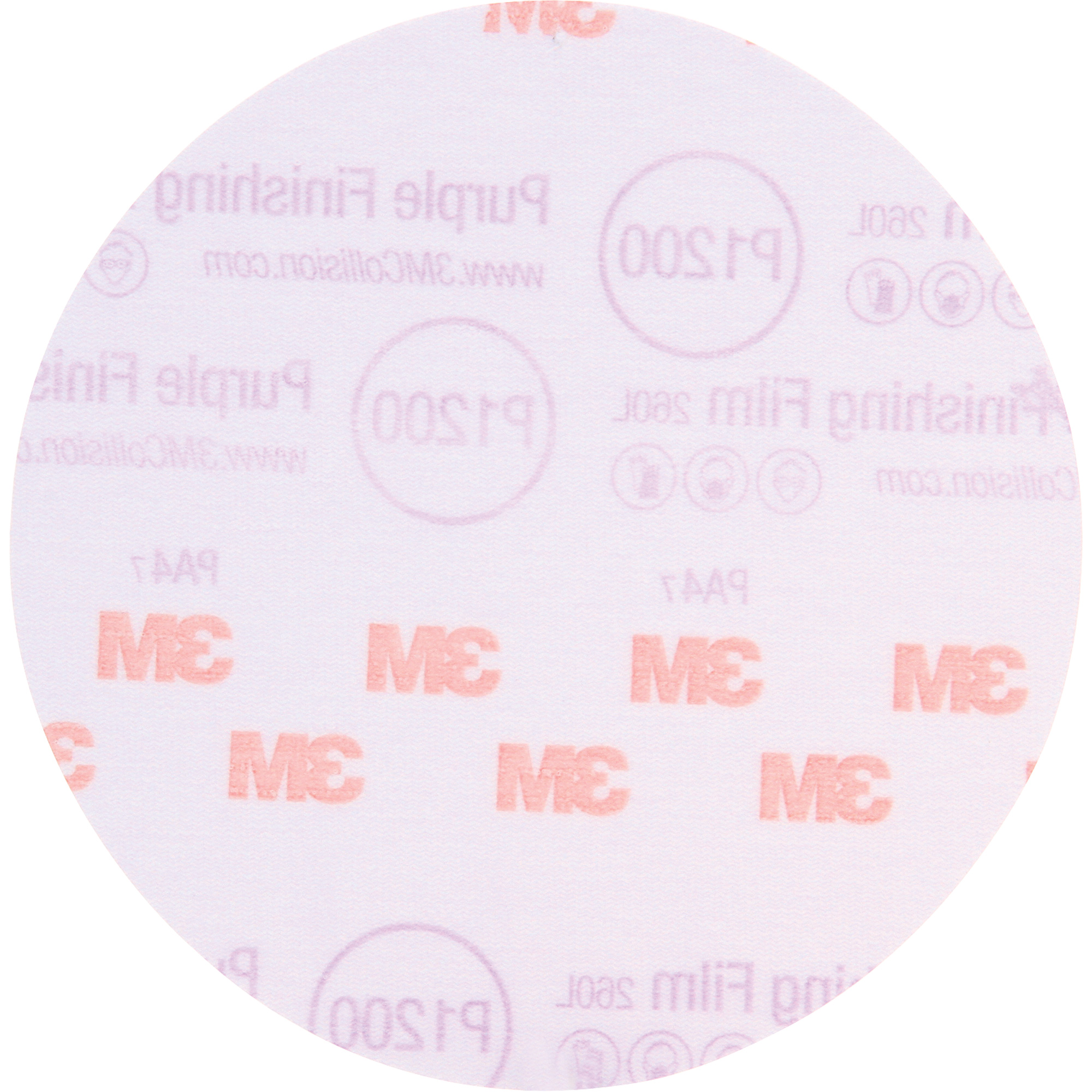 Disque de finition en pellicule HookitMC 260L, dia 6", Grain P1200, Oxyde d'aluminium, 3 mils