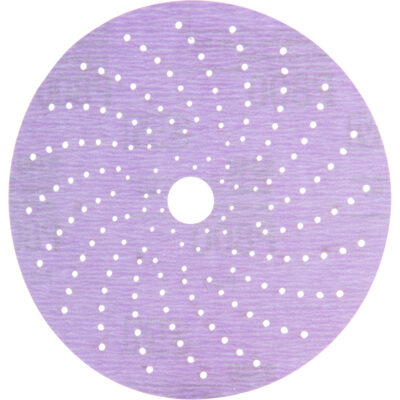 Disque de ponçage net mauve HookitMC, dia 6", Grain P800, Oxyde d'aluminium, Poids C