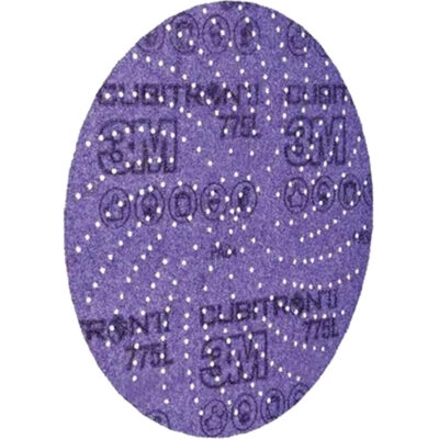 Disque de ponçage propre 775L CubitronMC II HookitMC, dia 5", Grain 400+, Céramique, 3 mils