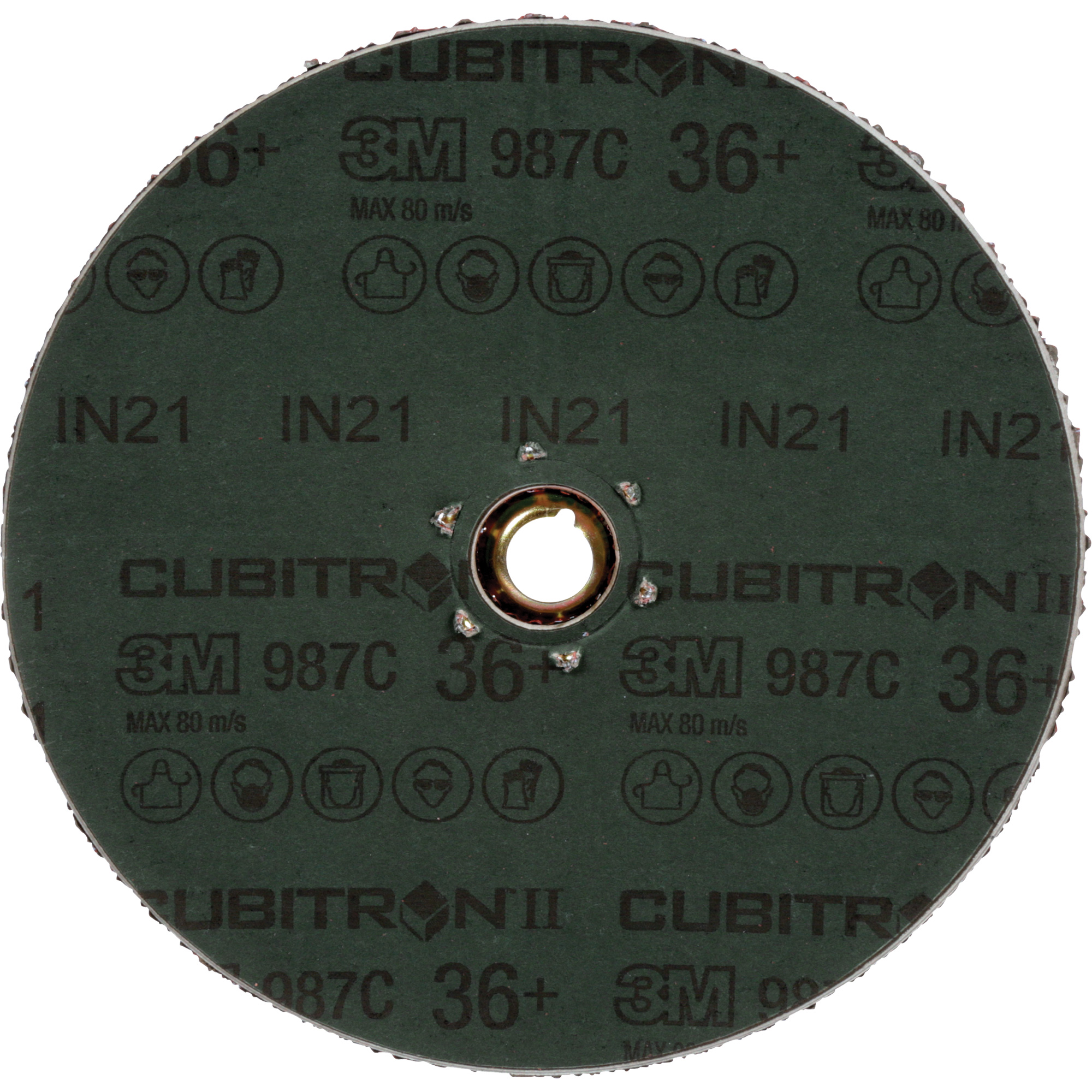 Disque en fibre 987C CubitronMC II, Céramique, 36+, 4-1/2" Dia – Image 2