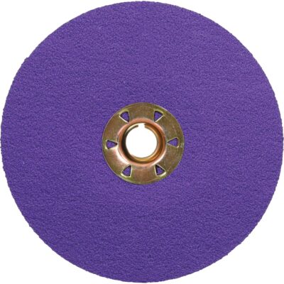 Disque en fibre à changement rapide CubitronMC 3, Céramique, 80+, 4-1/2" Dia