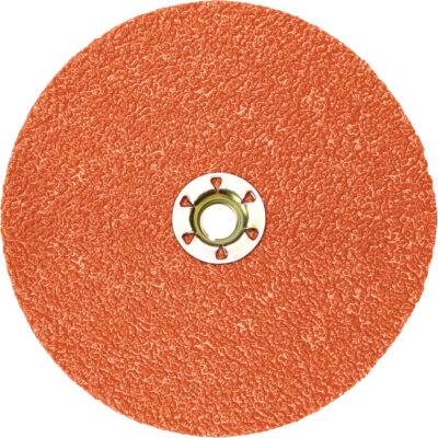 Disque en fibre à changement rapide, Grain de céramique, 120, 7" Dia