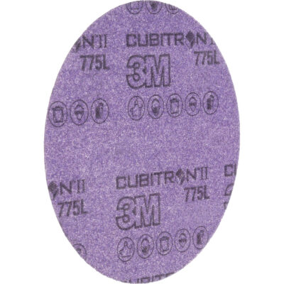 Disque en pellicule 775L HookitMC CubitronMC II, dia 5", Grain 320+, Céramique, 3 mils