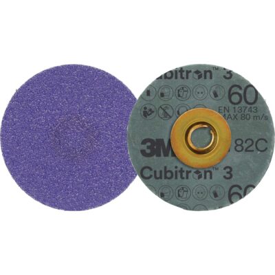 Disque en Roloc fibre CubitronMC 3 1182C, 2" dia., Grain 60+, Céramique