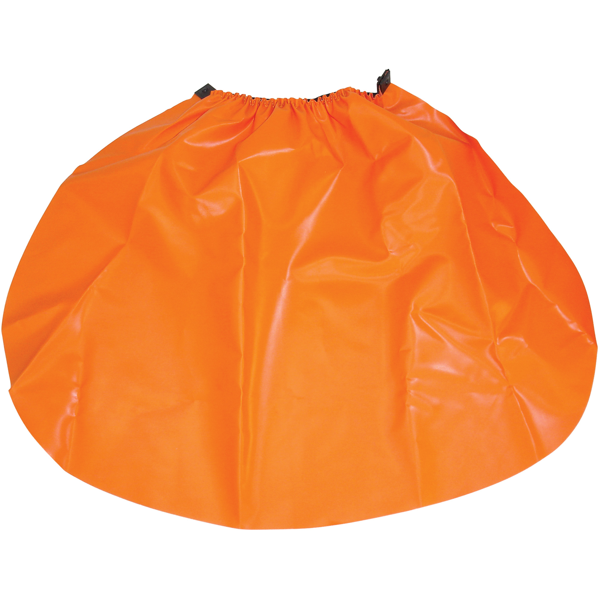 Écran anti-pluie pour casque de sécurité, Taille unique, Orange, Nylon/PVC