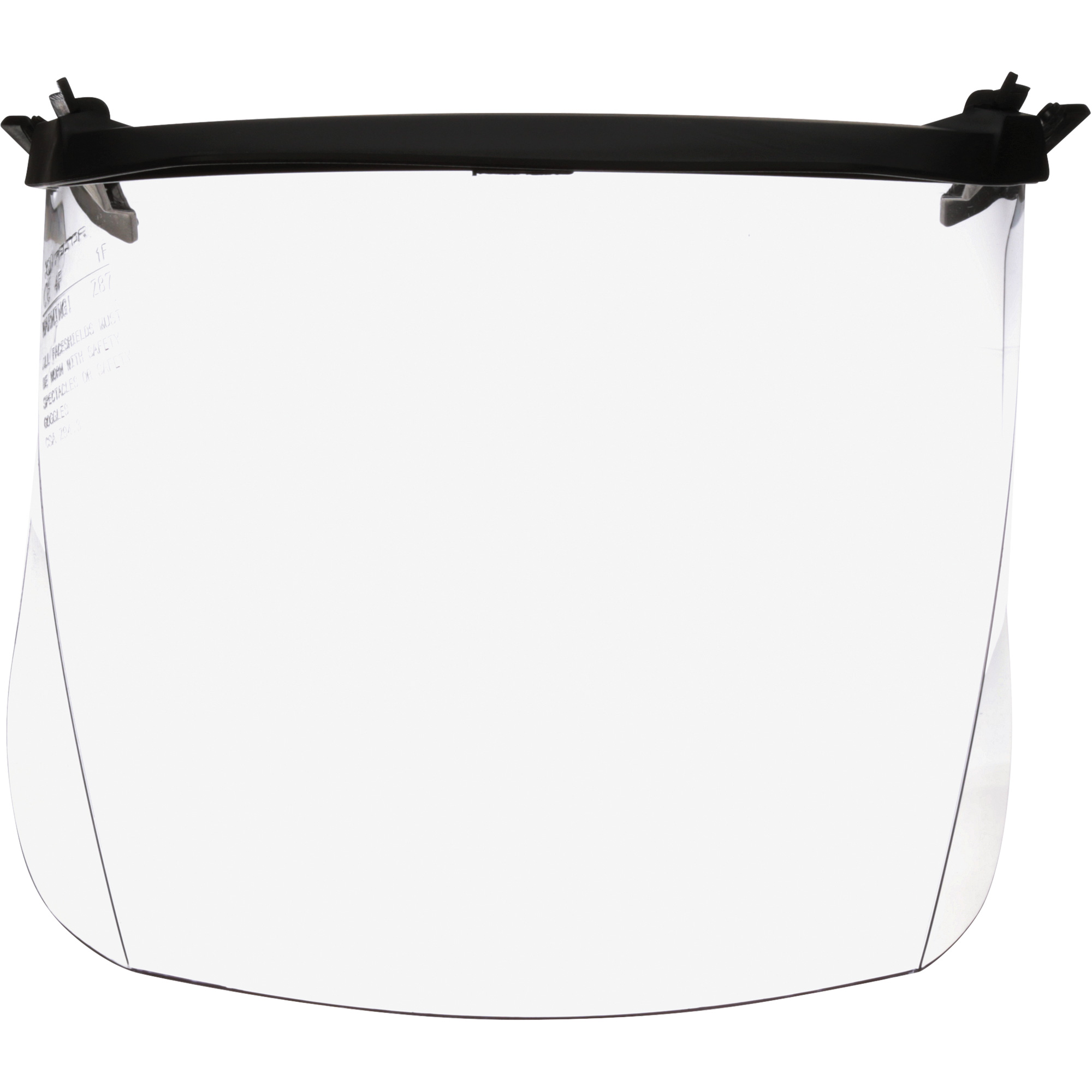 Écran facial avec visières multiples, Polycarbonate, Teinte Transparent