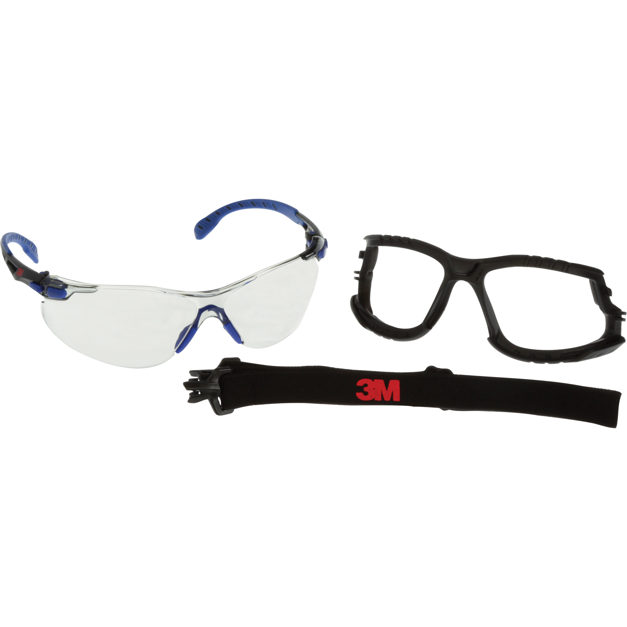 Ensemble de lunettes de sécurité Solus, Lentille Intérieur/extérieur, Antibuée, Répond ou surpasse la norme CSA Z94.3