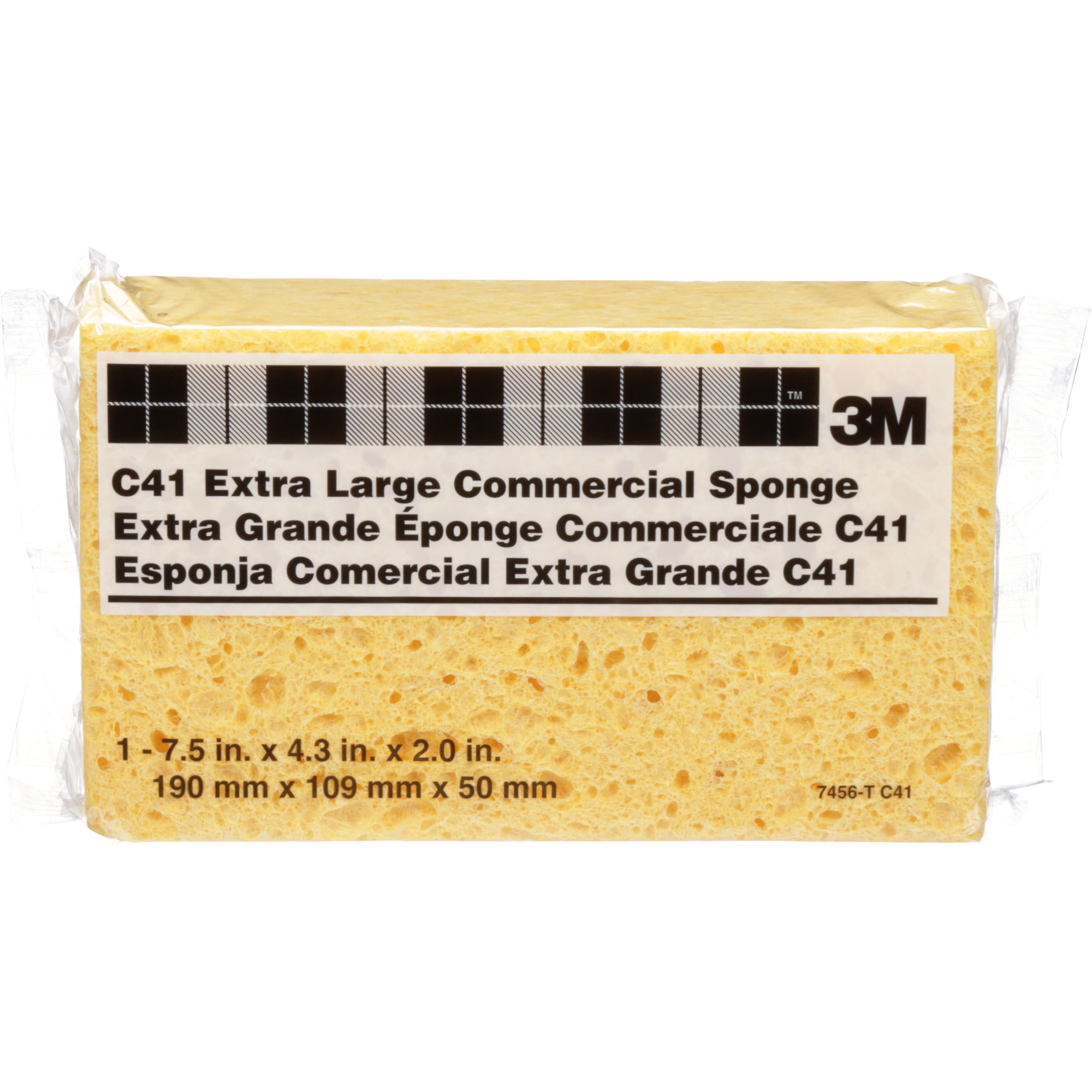 Éponges de format commercial, Cellulose, 4-1/2" la x 7-1/2" l