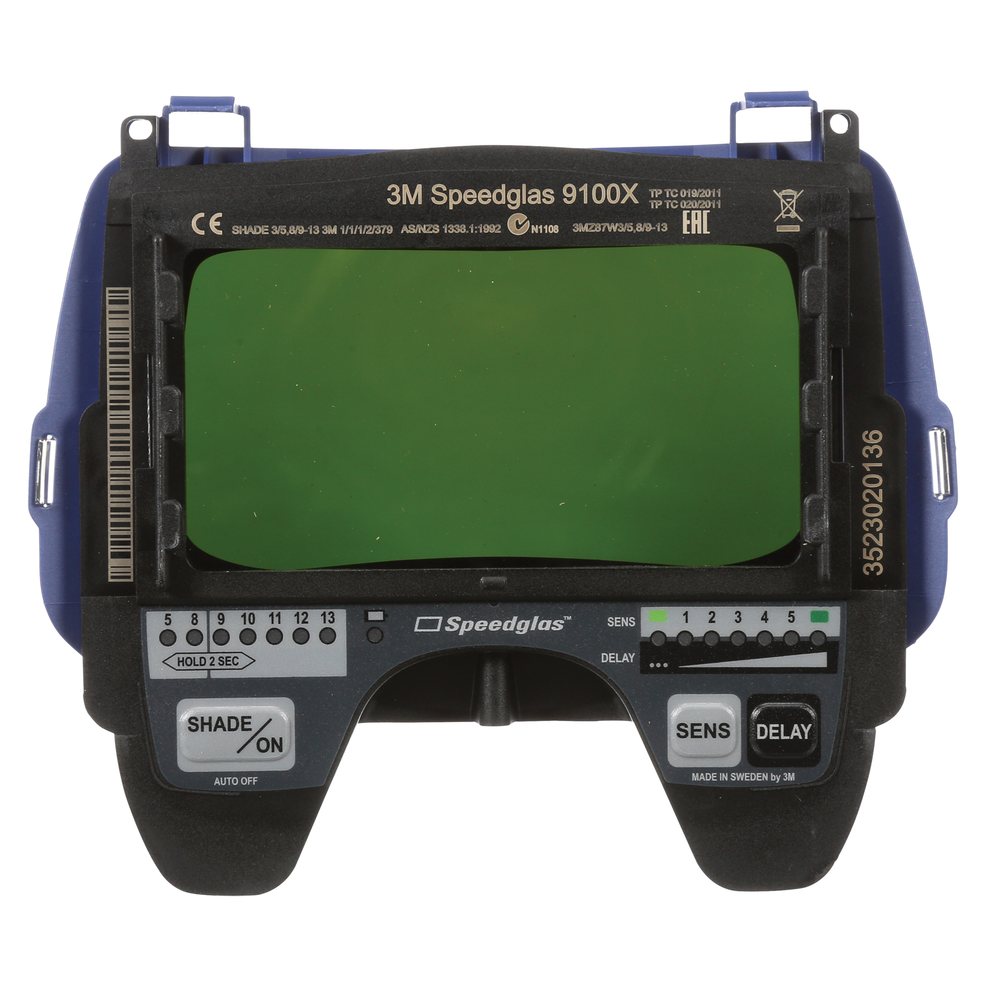 Filtre pour lentille de soudage auto-assombrissant SpeedglasMC 9100X, 4-2/10" la x 2-1/10" h Champ de vision, Pour utilisation avec Série 9100