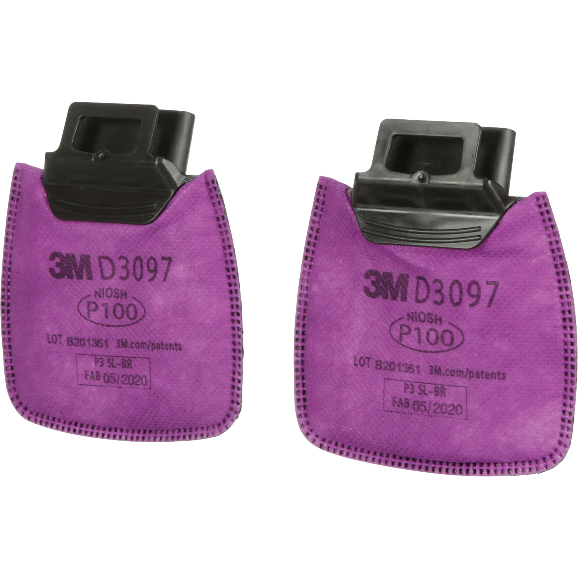 Filtre Secure ClickMC, Filtre contre les particules avec suppresion de vapeurs nuisibles, Vapeurs organiques/P100
