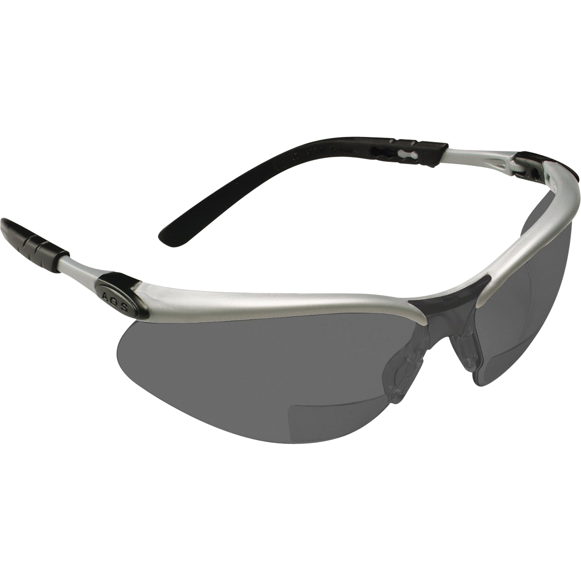 Lunettes de sécurité BXMC avec verres de lecture, Antibuée, Grise/fumée, Dioptrie 2,0
