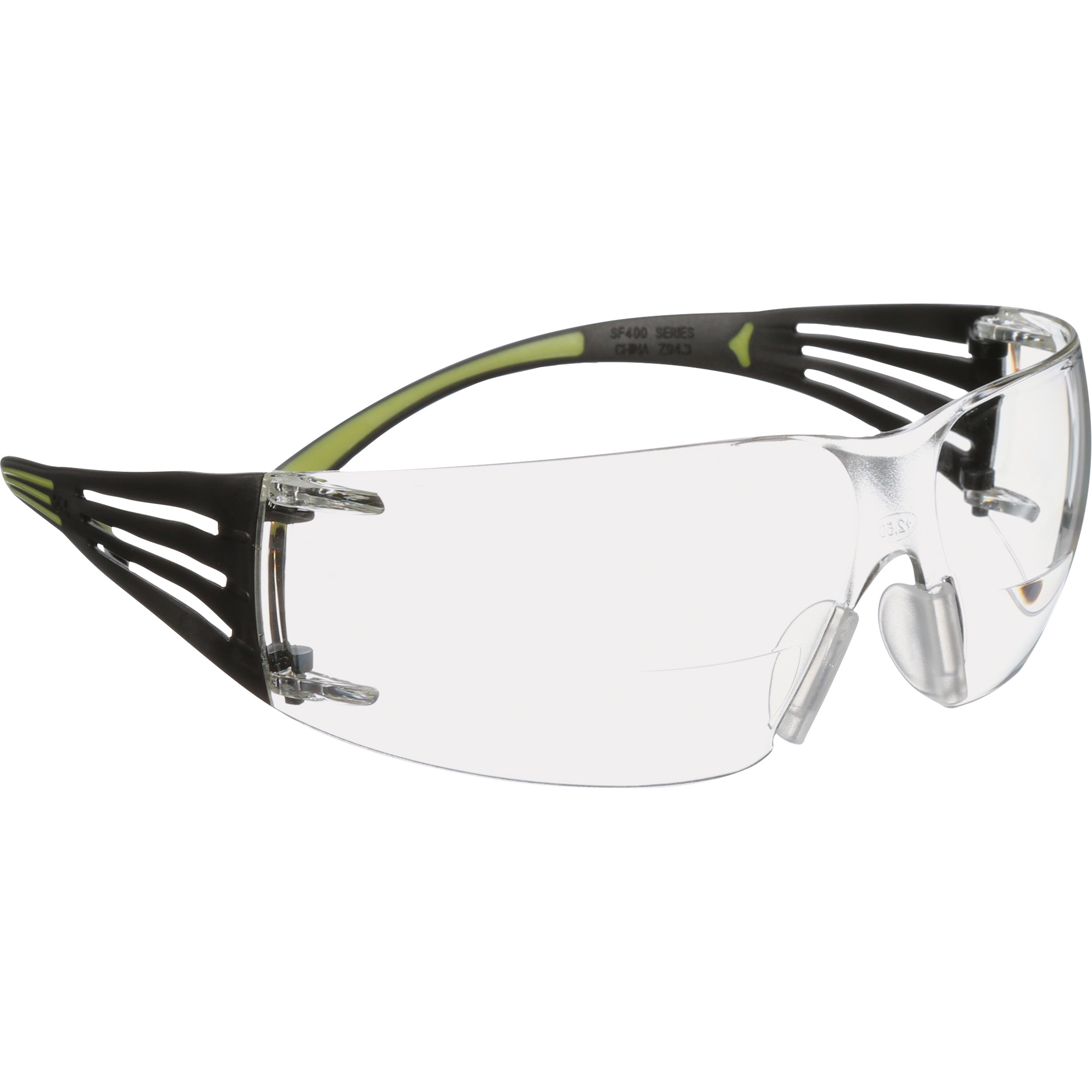 Lunettes de sécurité de série 400 SecureFitMC avec verres de lecture, Antibuée, Transparent, Dioptrie 2,0
