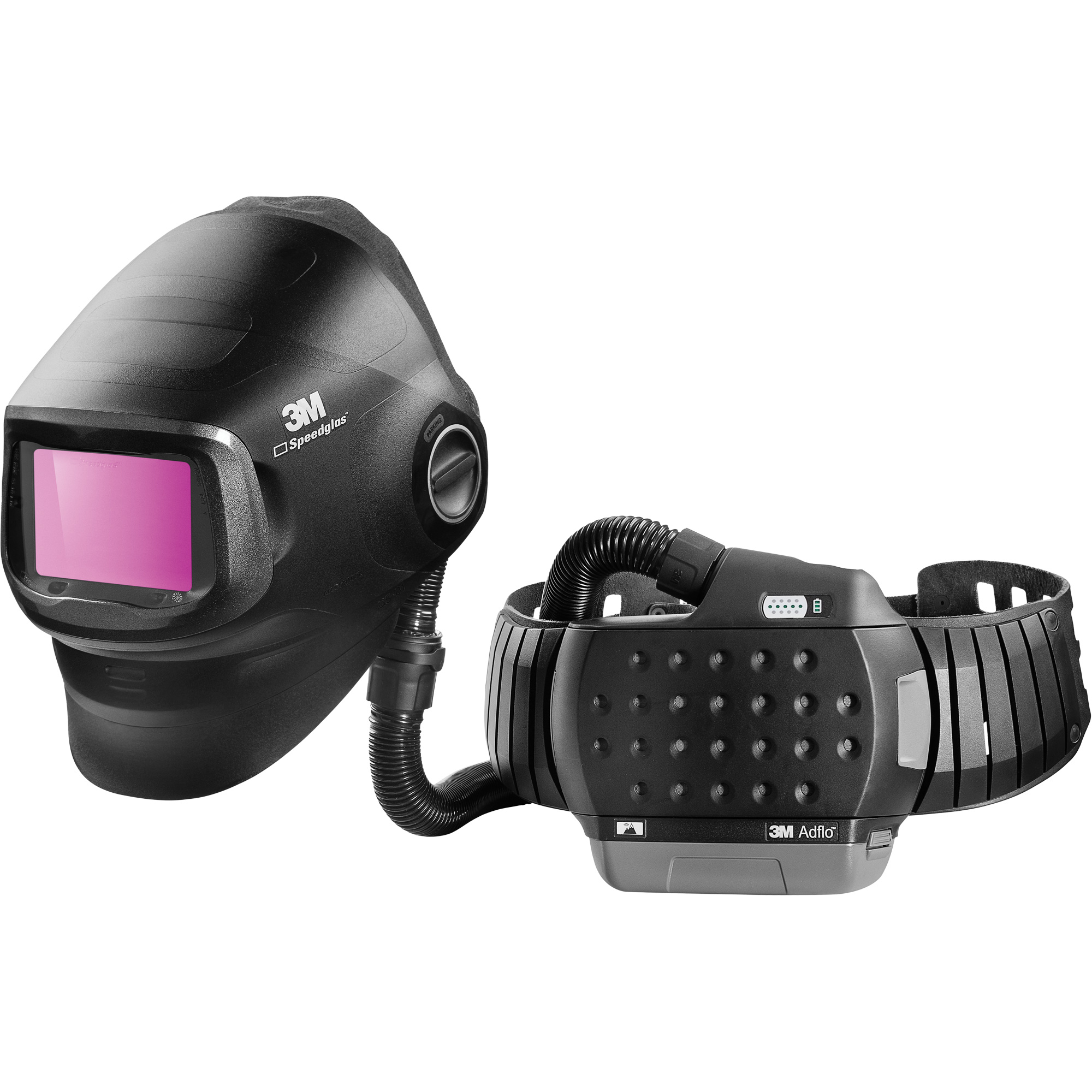 Masque de soudage à usage intensif SpeedglasMC G5-01 avec système de respirateur d'épuration d'air propulsé AdfloMC, Masque de soudage, Pile Lithium-ion