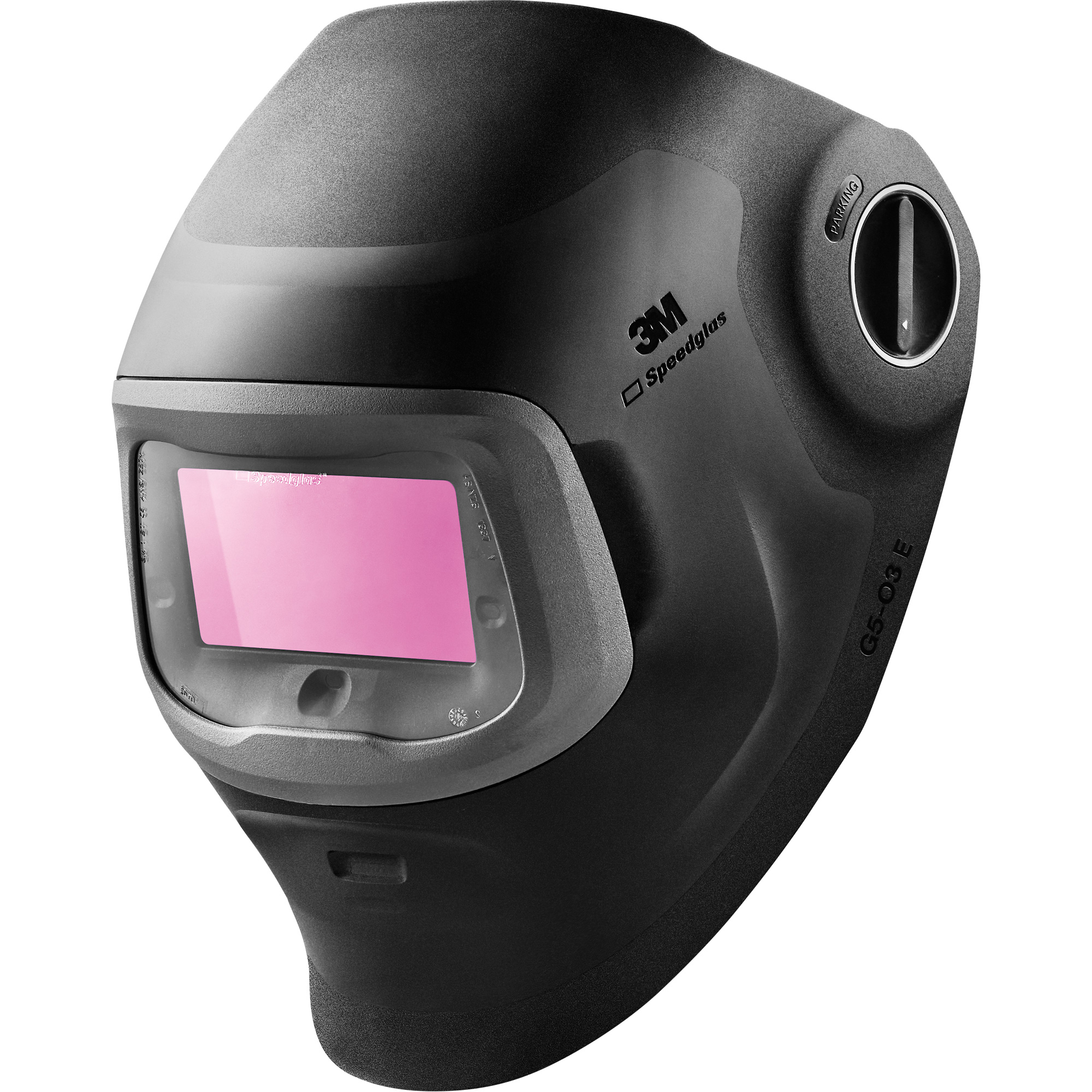 Masque de soudage SpeedglasMC G5-03 E 09-0100-20 avec ADF G5NC, 4,2" lo x 2,1" la Champ de vision, Teinte 3/5/8 - 12, Noir