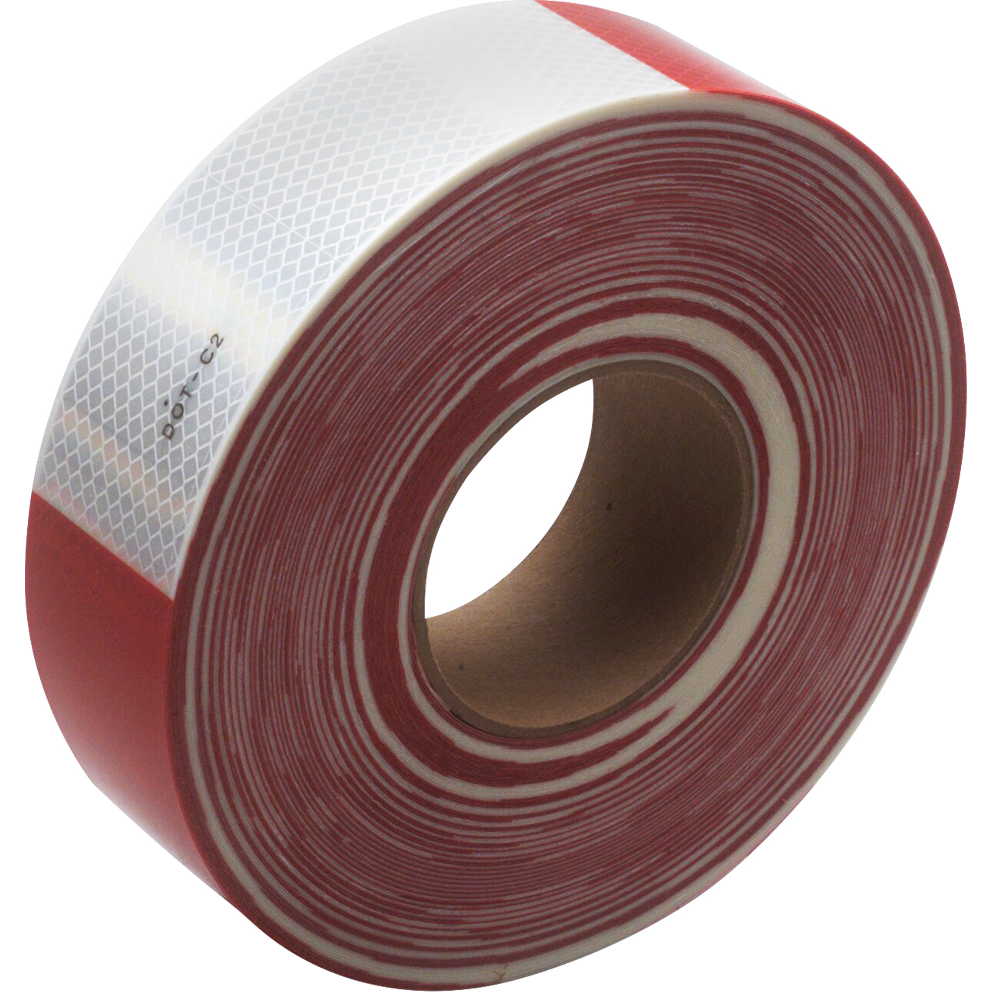 Matériaux de perceptibilité 3MMC ScotchliteMC Diamond GradeMC série 983, 2" la x 150' lo, Rouge & blanc