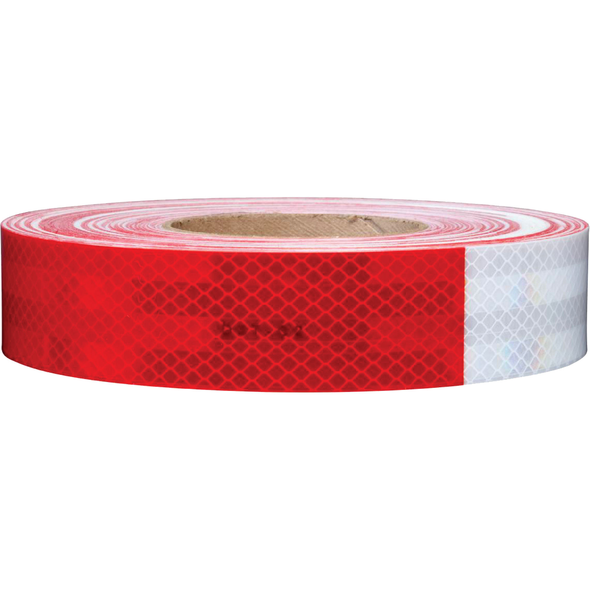 Matériaux de perceptibilité 3MMC ScotchliteMC Diamond GradeMC série 985, 2" la x 12" lo, Rouge & blanc
