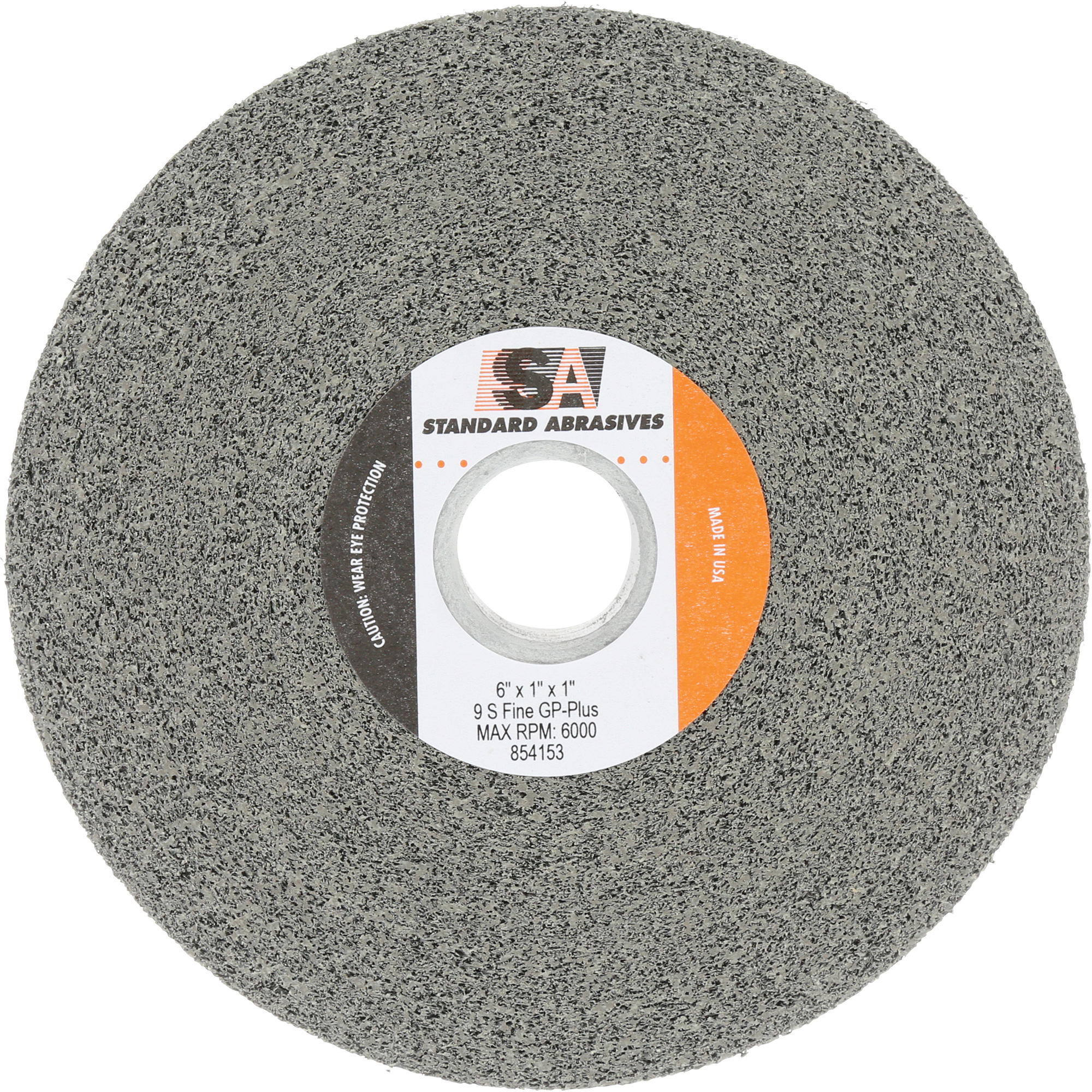 Meule à usage général Standard AbrasivesMC, 6" x 1", Arbre de 1", Carbure de silicium