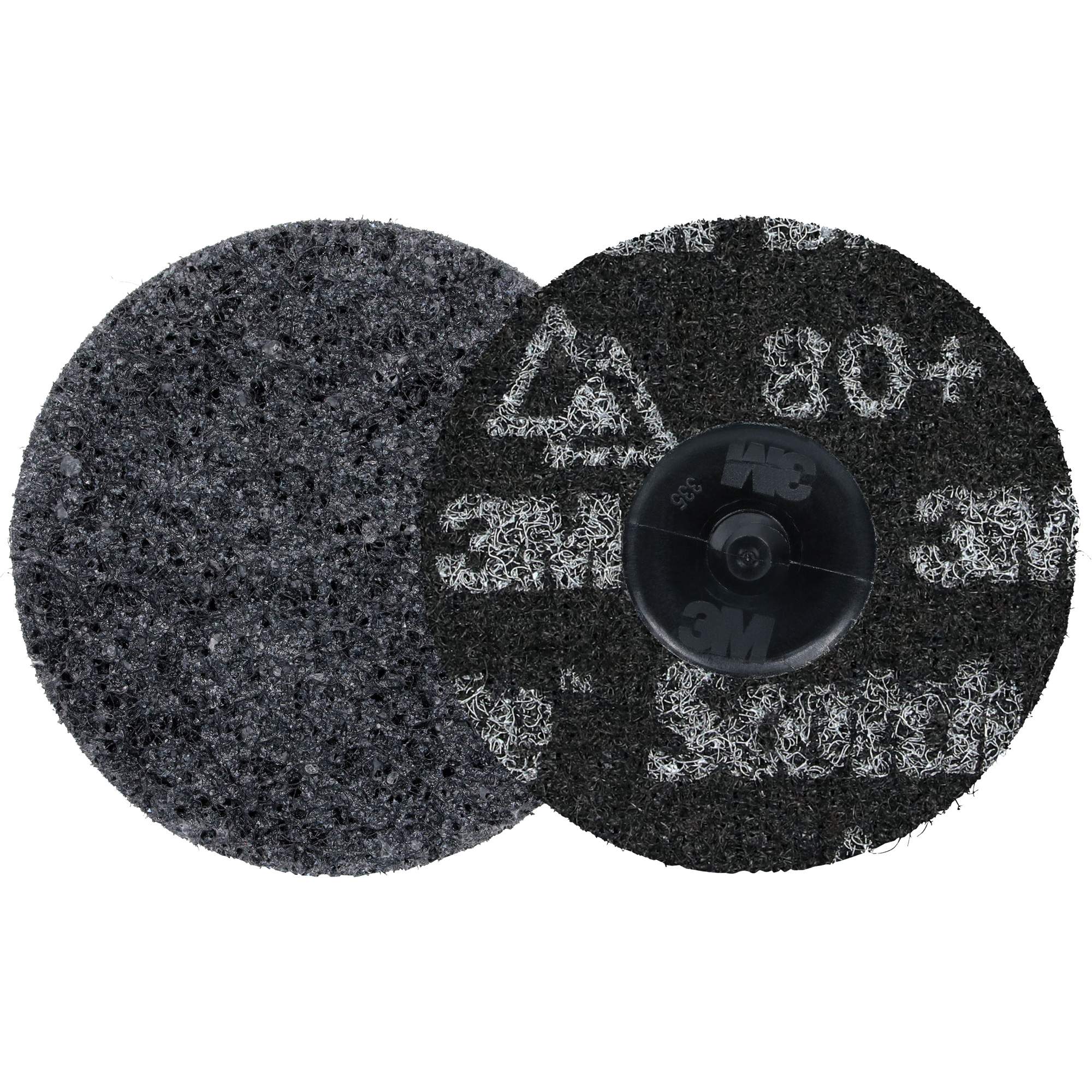 Meule robuste pour le conditionnement de précision des surfaces Scotch-BriteMC RolocMC, HD-DR, 3" dia., Grain 80+, Céramique