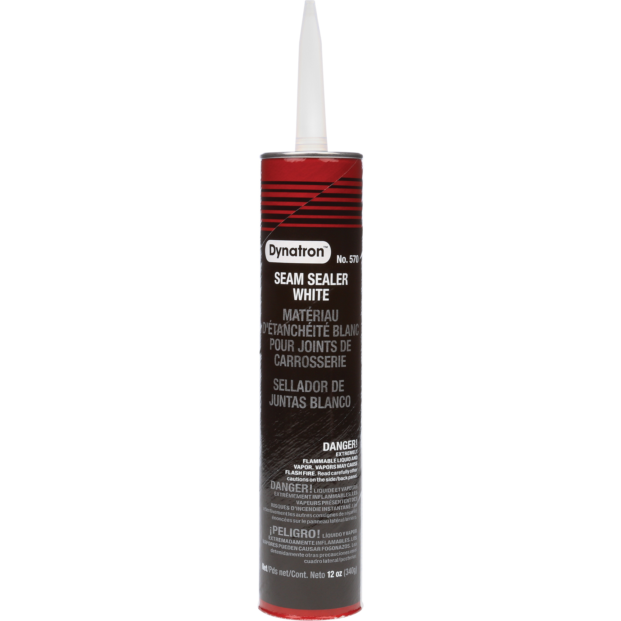 Produit d'étanchéité et de calfeutrage automatique DynatronMC, 12 oz, Cartouche, Blanc
