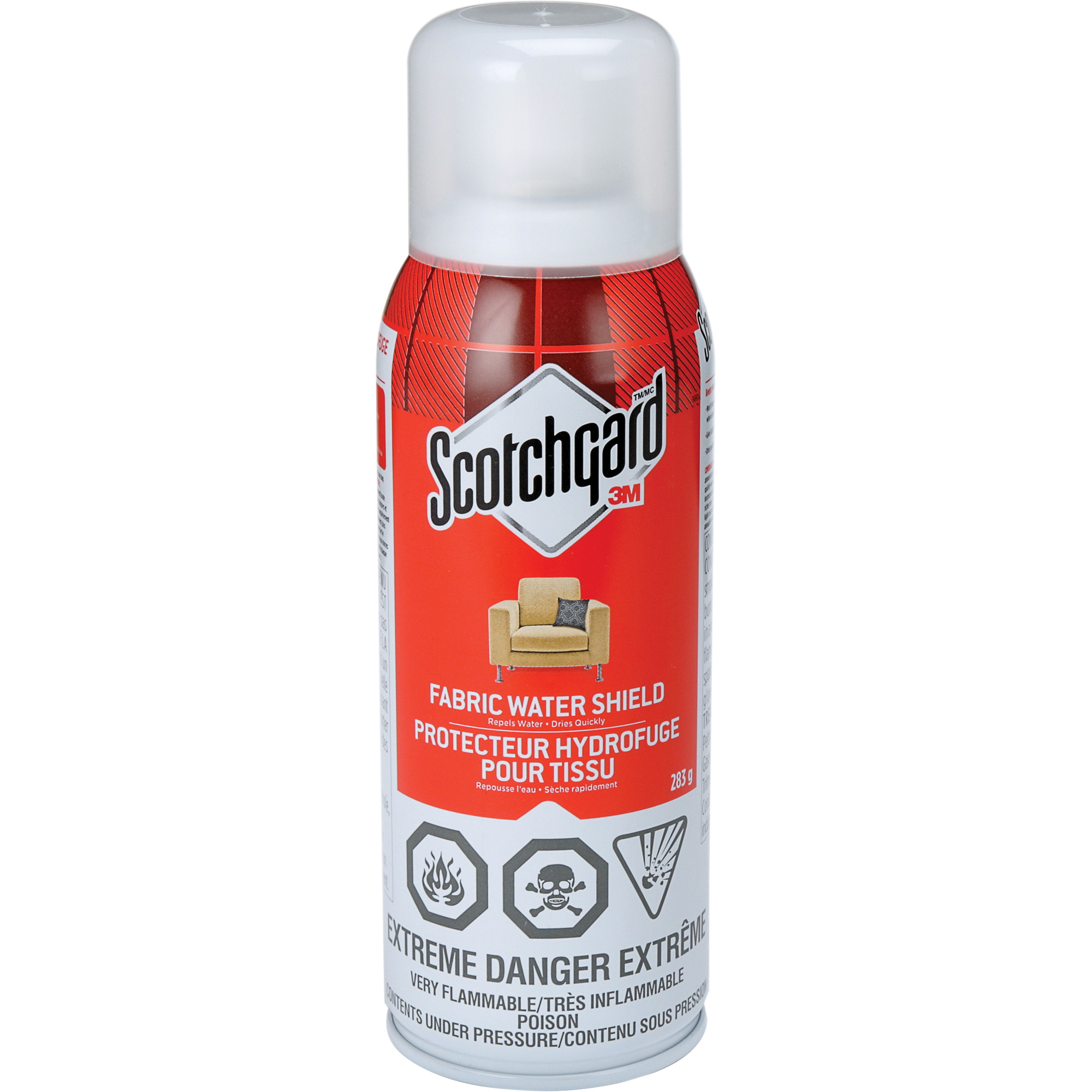Protecteur hydrofuge pour tissus ScotchgardMC, 10 oz/283 g, Canette aérosol, Transparent