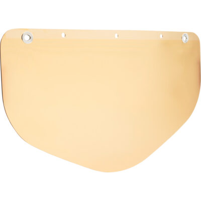 Protège-visière avec protection contre les rayons UV/IR VersafloMC, Tissu aluminisé, Teinte Or