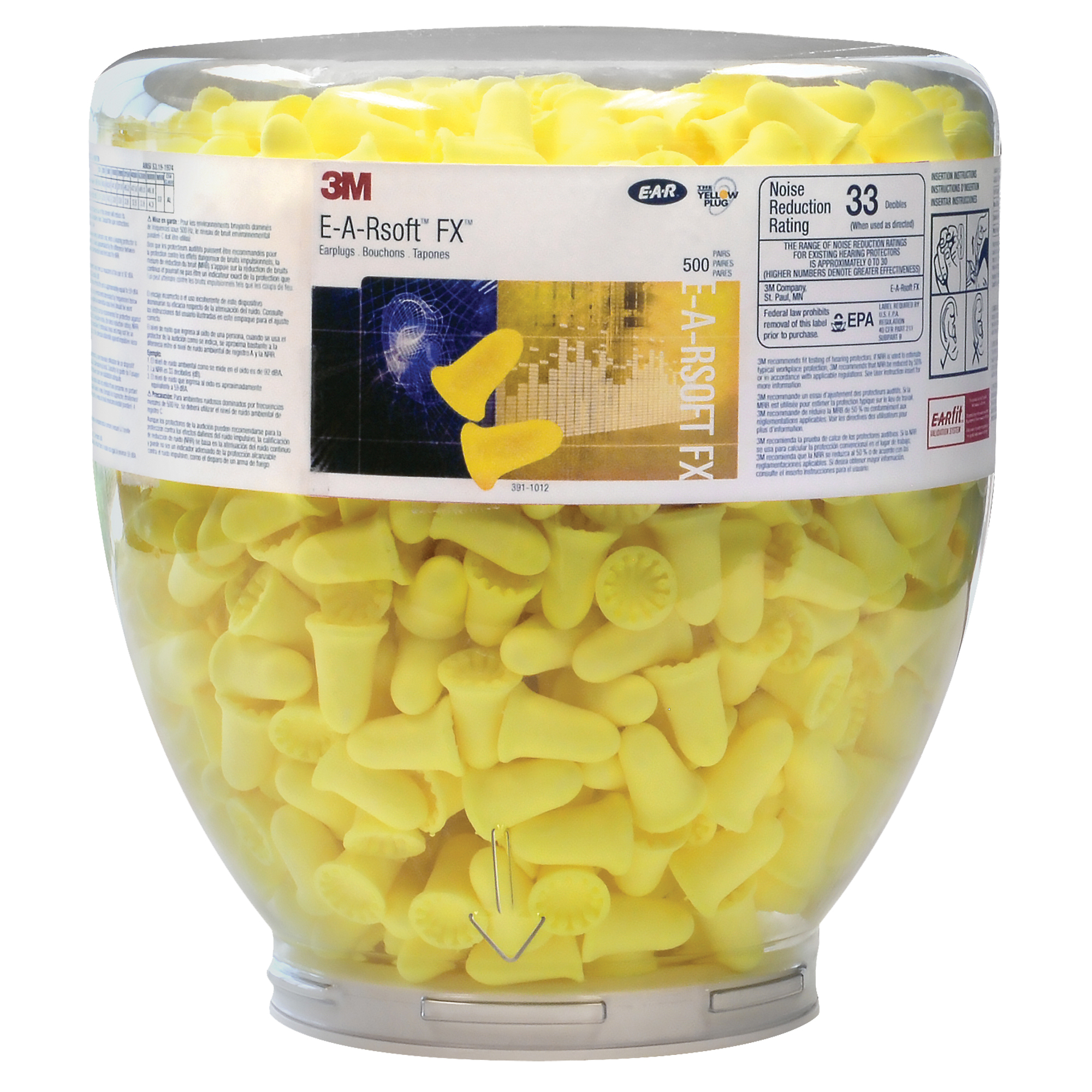 Recharge de bouteille distributrice E-A-RsoftMC FX, Vrac - Contenant