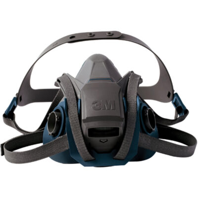 Respirateur à demi-masque série 6500QL avec mécanisme de bascule Quick-Latch, Silicone, Moyen