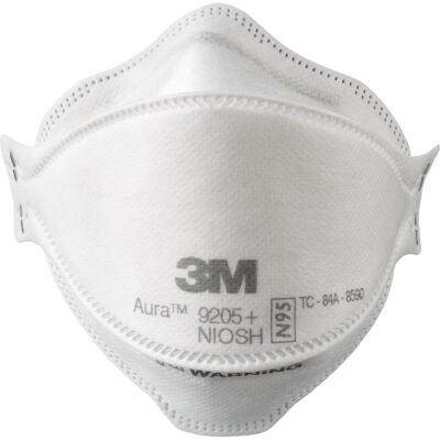 Respirateur contre les particules AuraMC 9205+, N95, Certifié NIOSH