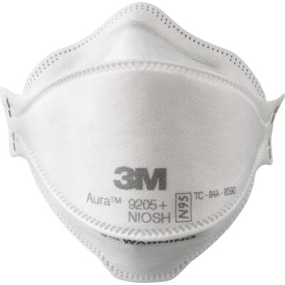 Respirateur contre les particules AuraMC, N95, Certifié NIOSH, Profil bas/Taille unique
