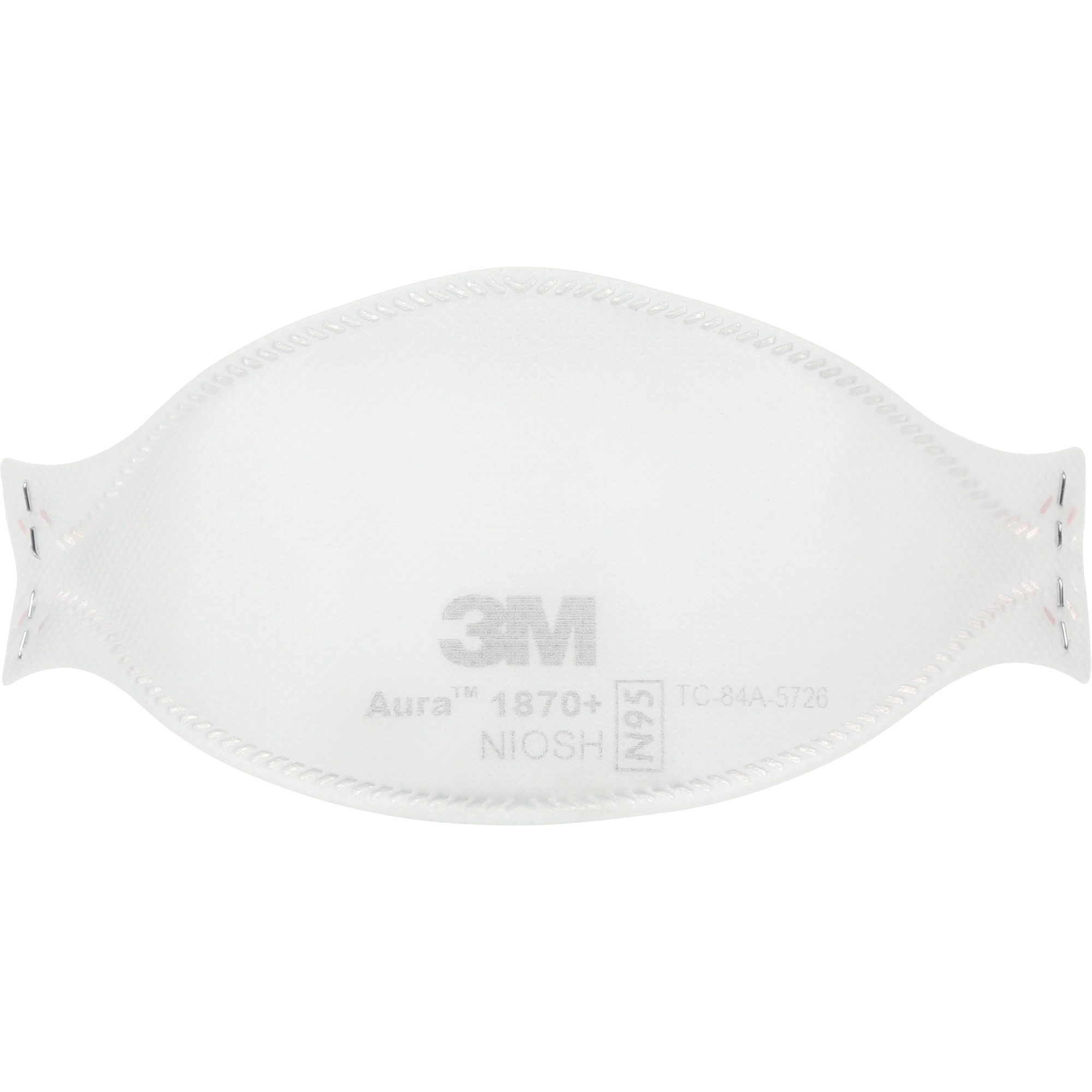 Respirateur contre les particules AuraMC pour les soins de la santé et masque chirurgical 1870+, N95, Certifié NIOSH