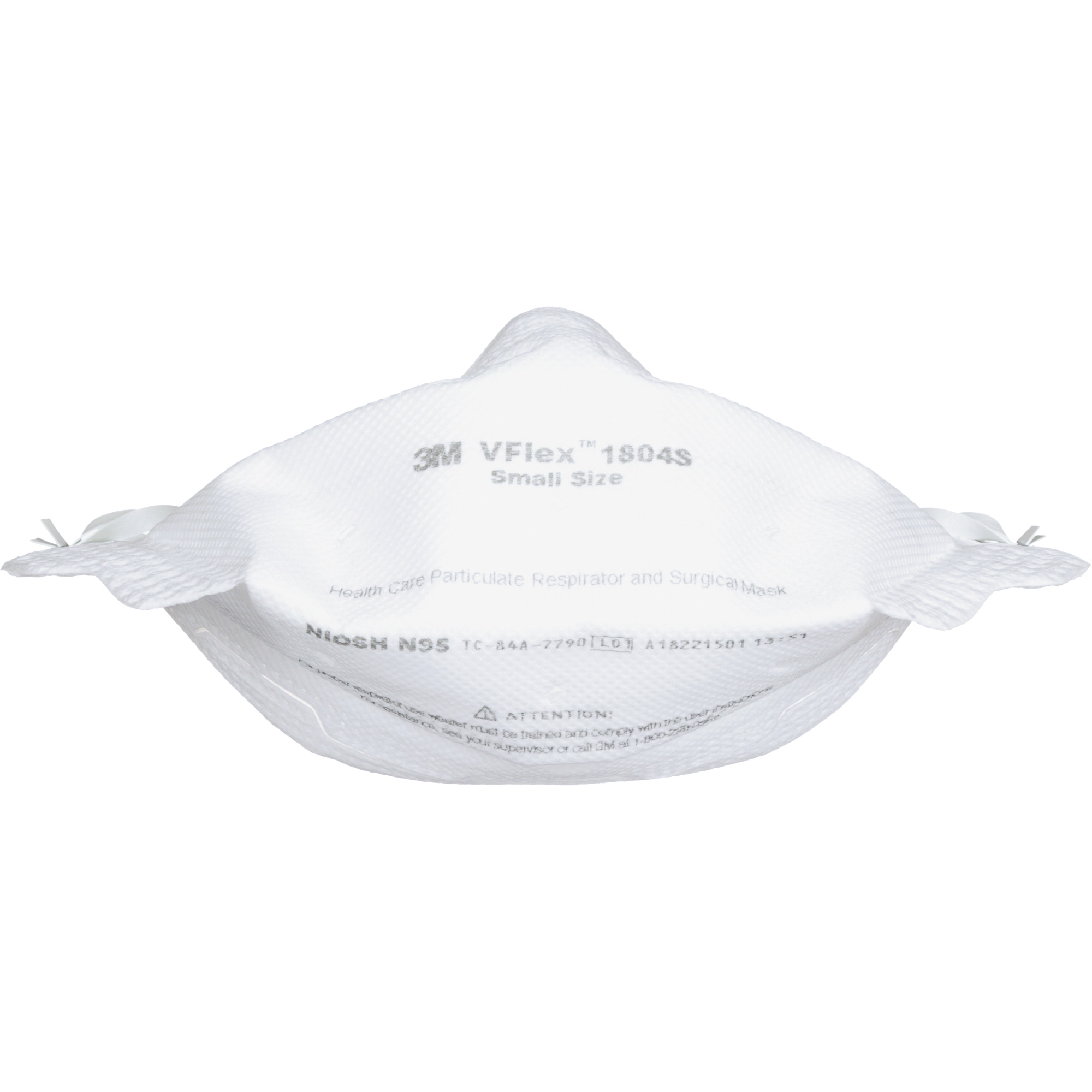 Respirateur et masque chirurgical VFlexMC contre les particules en santé, N95, Certifié NIOSH, Petit