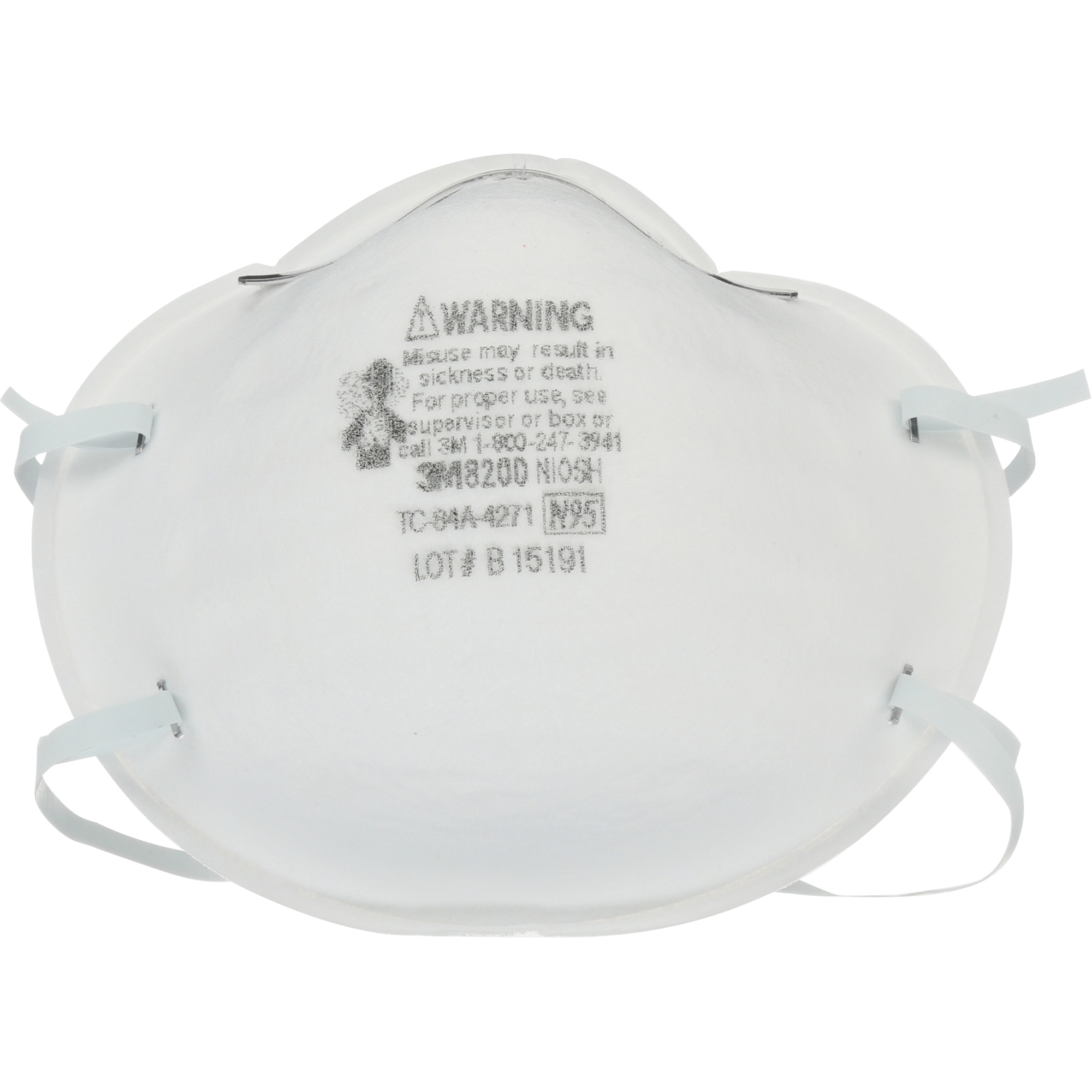 Respirateurs contre les particules 8200, N95, Certifié NIOSH