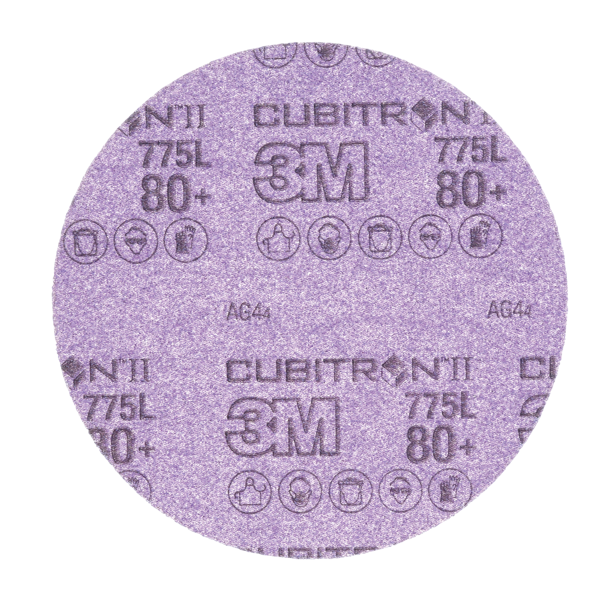 Rouleau de disques abrasifs CubitronMC II StikitMC, 6" dia., Grain 80+, Céramique