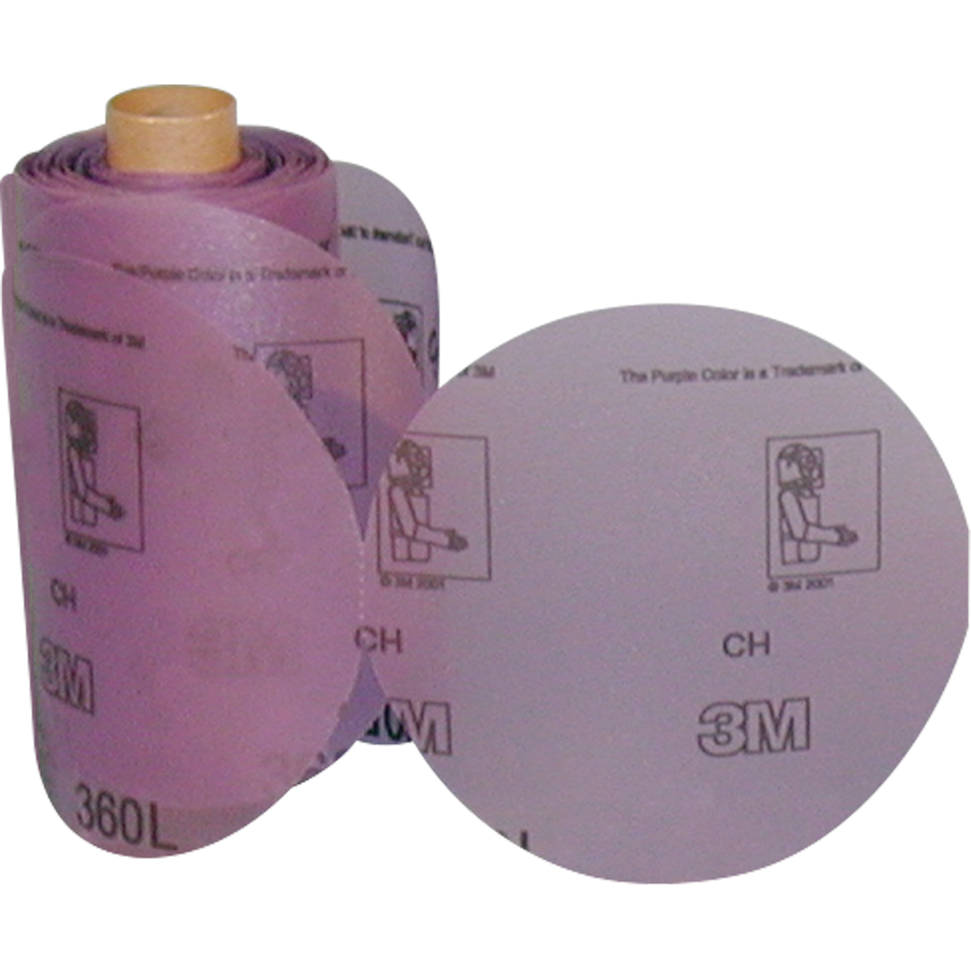 Rouleau de disques abrasifs StikitMC 360L, 6" dia., Grain P800, Oxyde d'aluminium