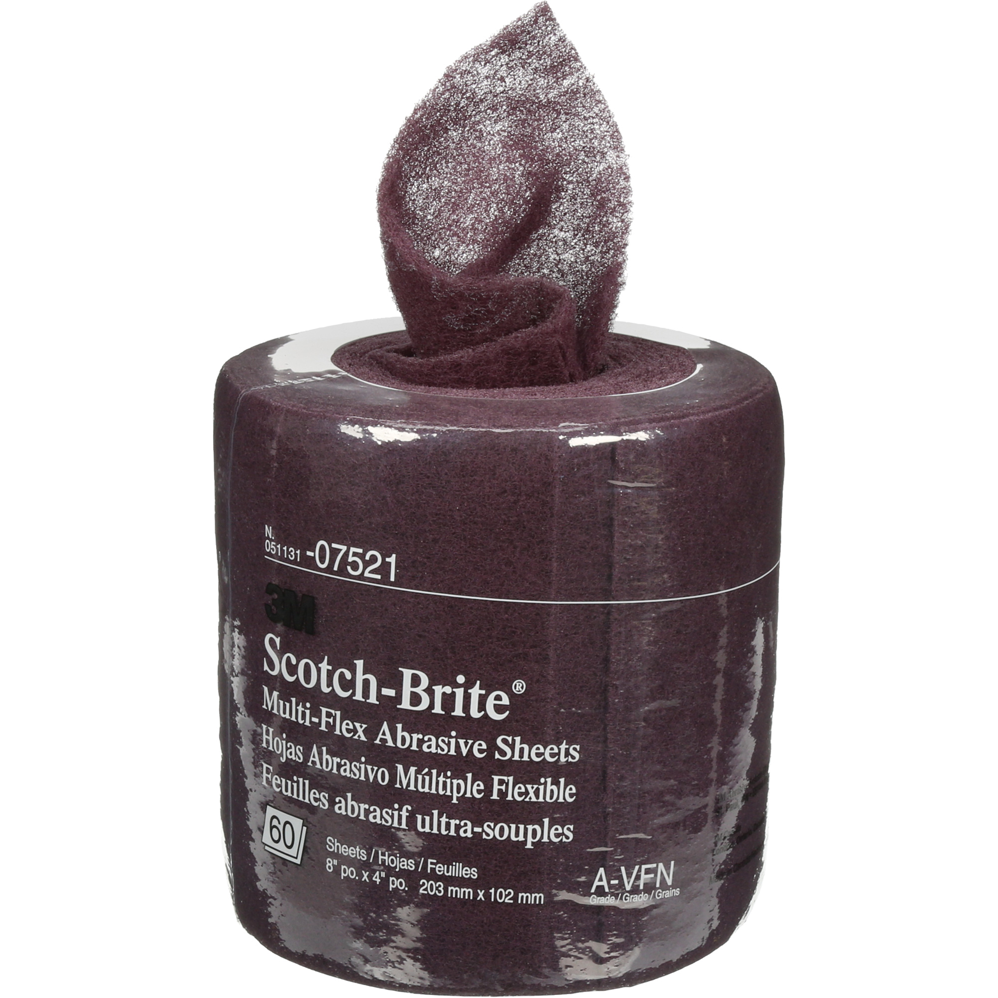 Rouleaux de feuilles Scotch-BriteMC, Très fin, 8" la x 6-2/3 vg lo