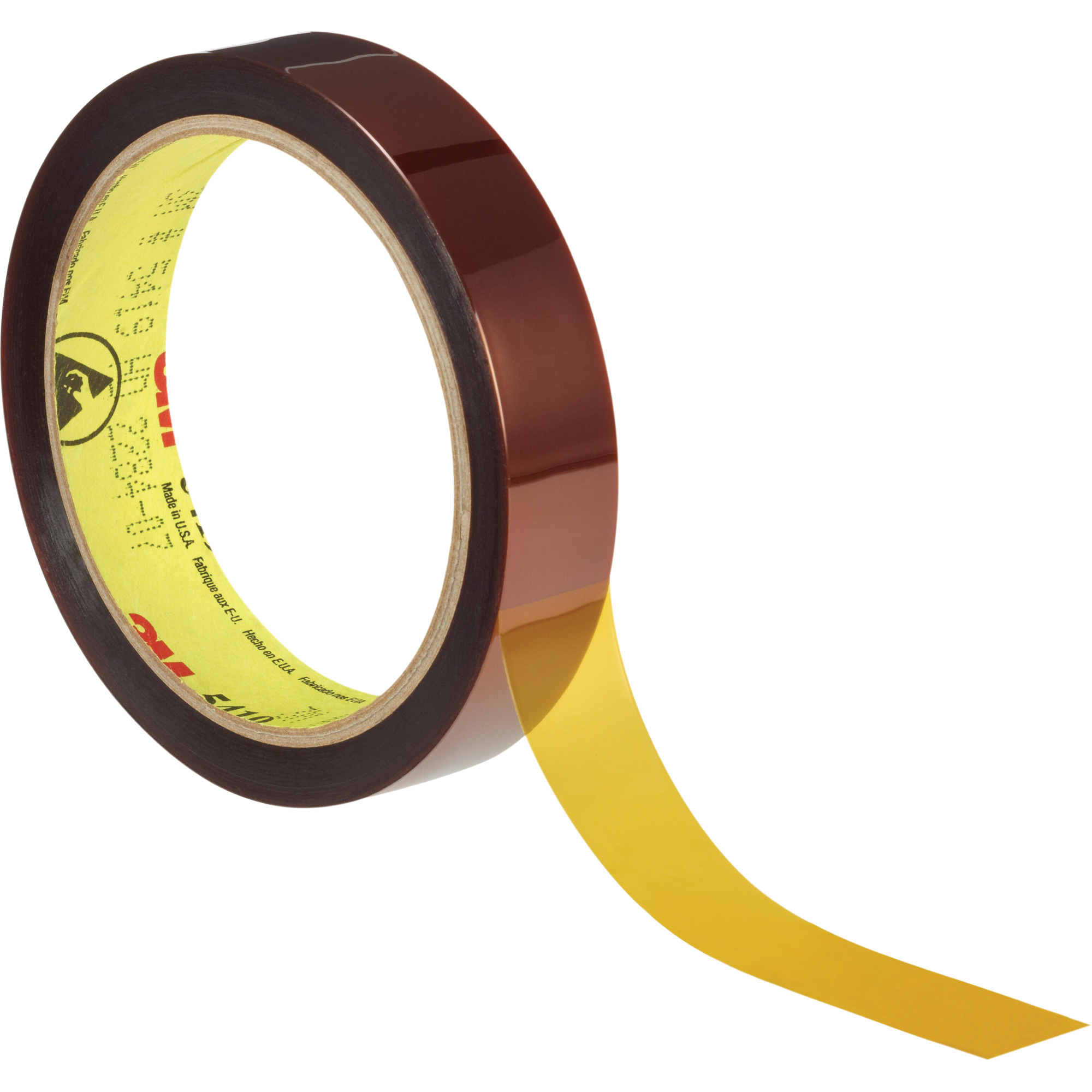 Ruban à base de polyimide produisant peu de statique 5419, 19 mm (3/4") x 33 m (108'), Brun