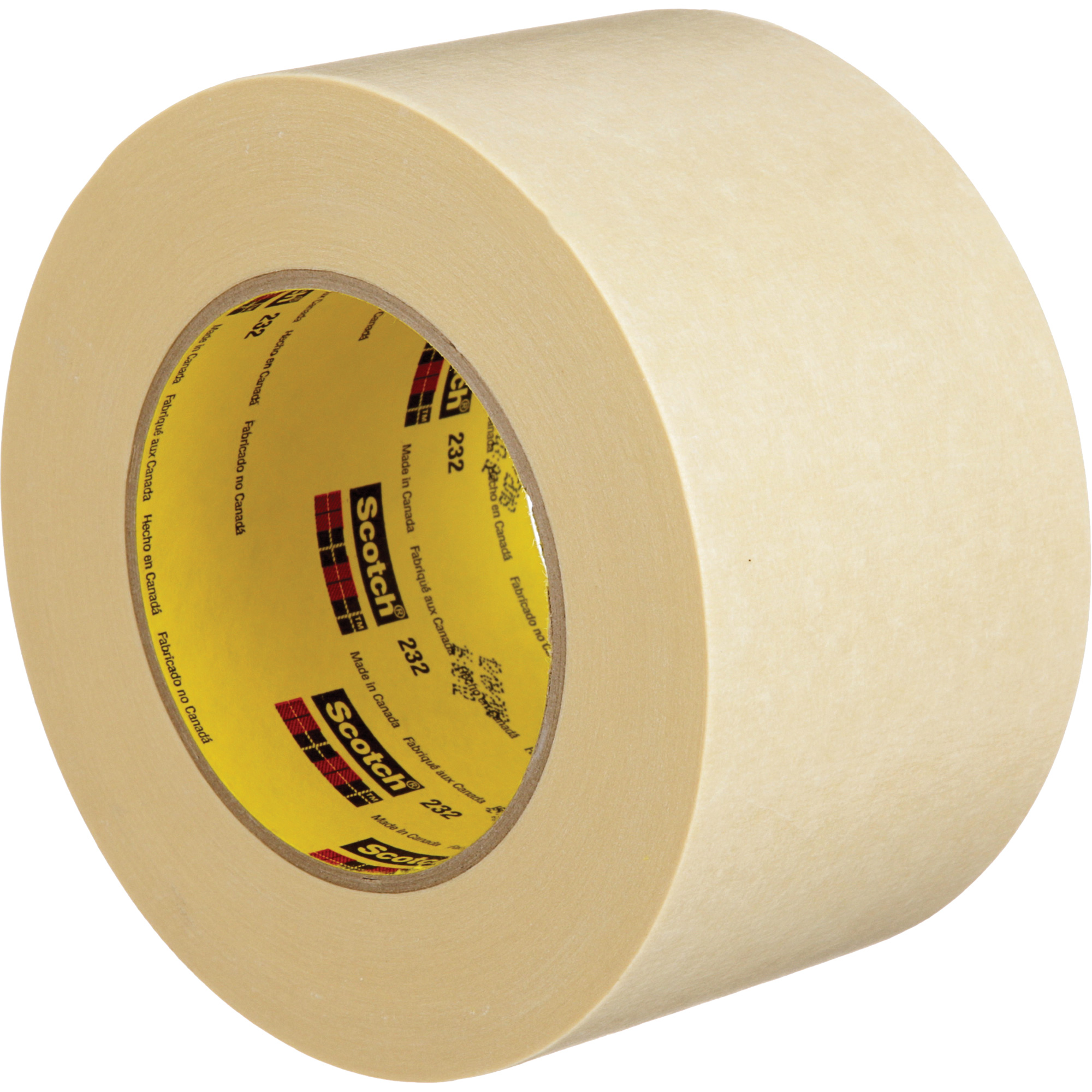 Ruban-cache à haute performance ScotchMD 232, 96 mm (3-3/4") x 55 m (180'), Havane