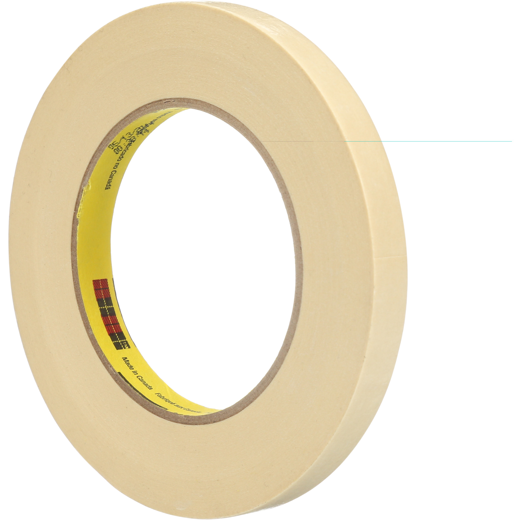 Ruban-cache d'usage général 234, 12 mm (1/2") x 55 m (180'), Havane